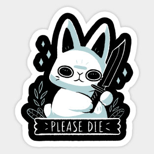 Please Die Sticker